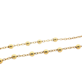 26" Pre-owned 9CT Rosary Bead Chain Necklace (15.7g)